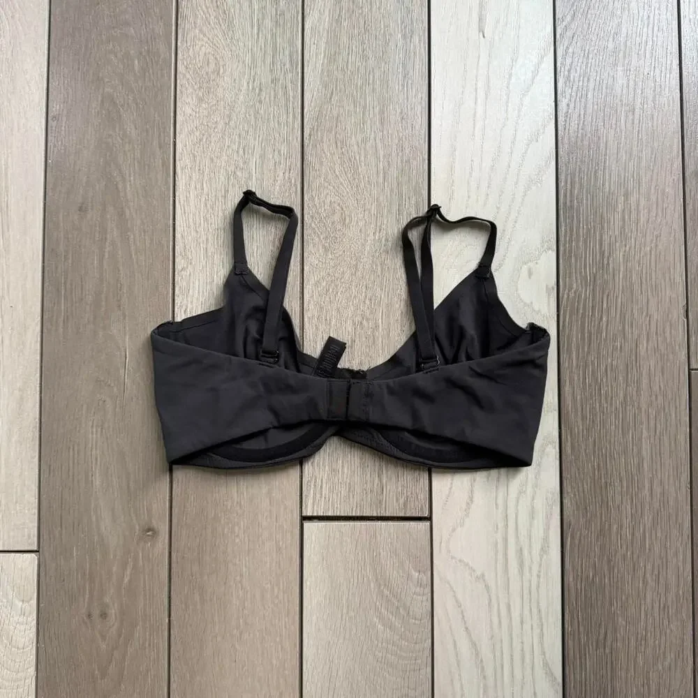 SKIMS Fits Everybody Underwire Bra - Black 34D - Picture 3 of 4